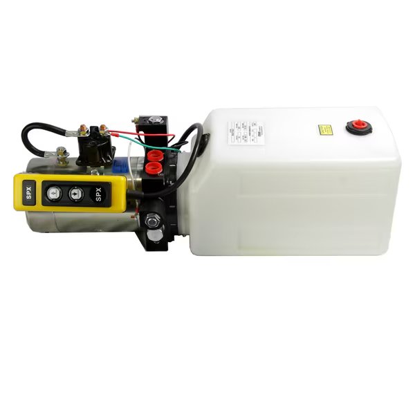 Hydraulic Power Unit 12V DC, Double Acting, 1.5 GPM, SAE 6 Ports, 2000 PSI, 8 Qt. Poly Tank, Spx, Mfr#: 251027
